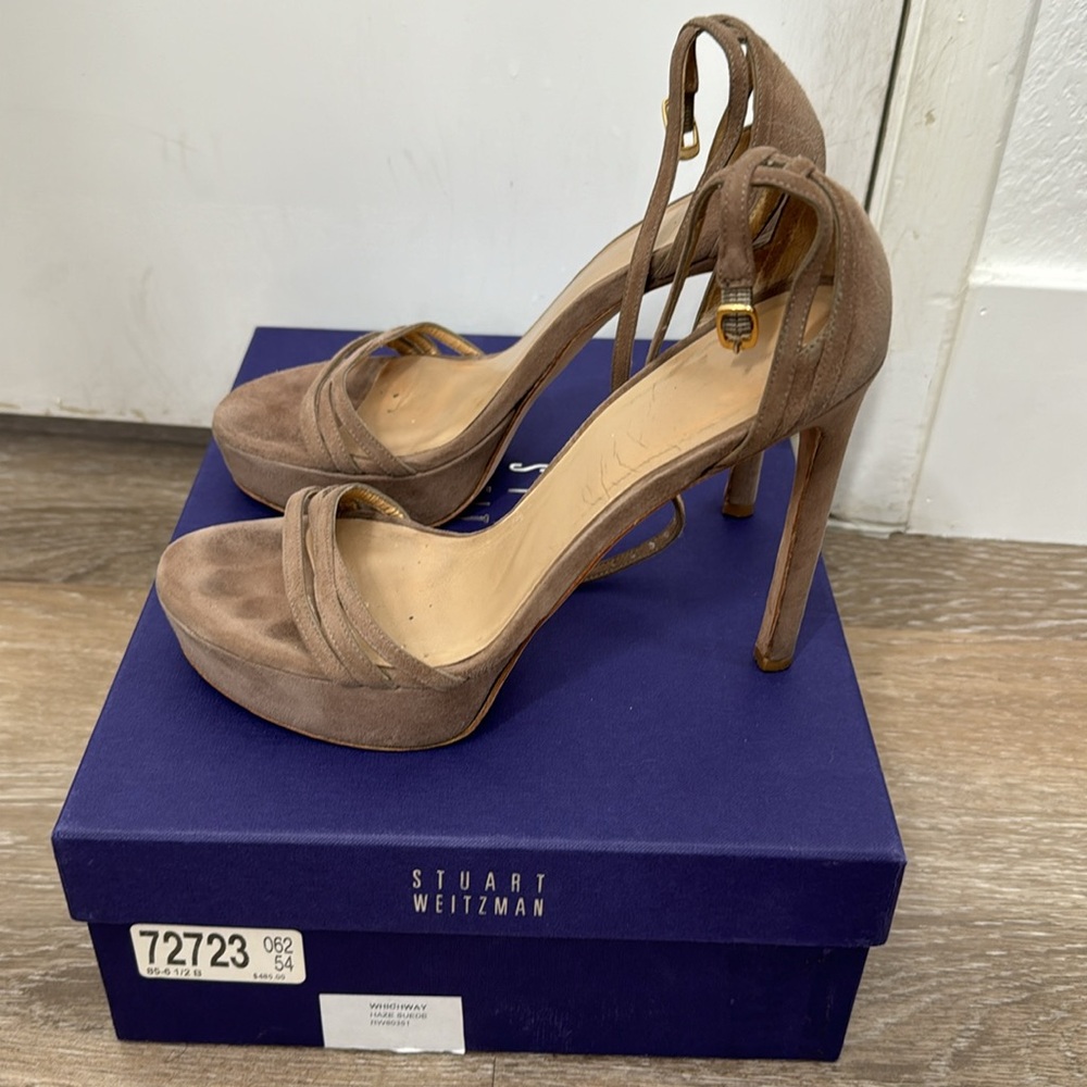 Stuart Weitzman Platform Strap 5’ Heels - image 2